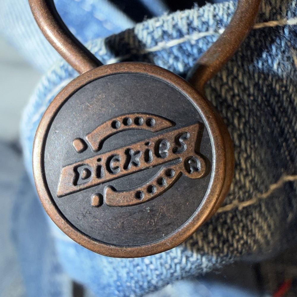 Vintage Dickies Denim Overalls‎ Men's XL Est. Blue Bib Workwear - Picture 8 of 8